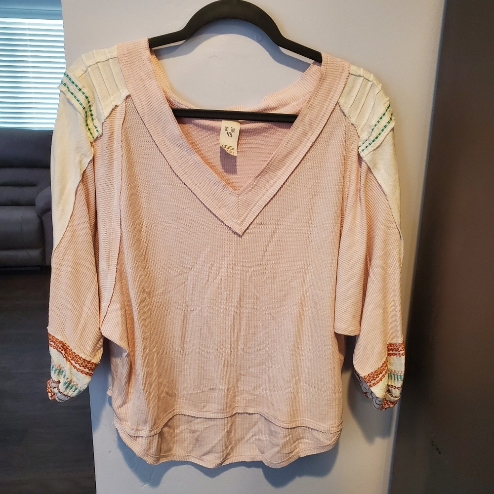 Free People waffle top